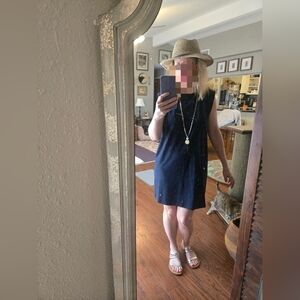 Banana Republic Classic Navy Midi Dress